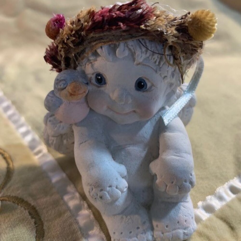 Dreamsicle Birdie & Me DC056 1995 Angel Cherub Figurine